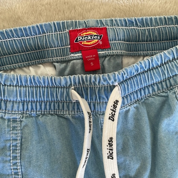 Dickies Light Denim Drawstring Cargo Pants - Picture 5 of 13